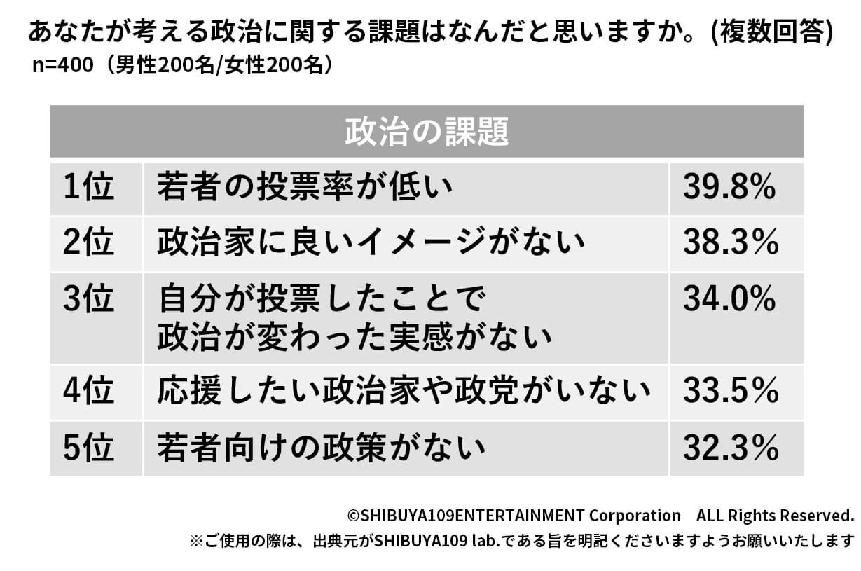 政治の課題